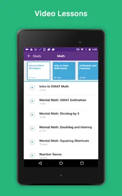 Magoosh GMAT Prep android App screenshot 1